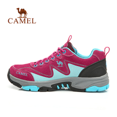 【新品上市】CAMEL骆驼户外女款登山徒步鞋 防滑耐磨反绒皮鞋