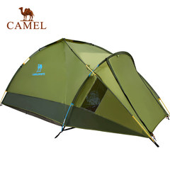 CAMEL骆驼户外帐篷 3-4人 野外露营防雨双层帐篷
