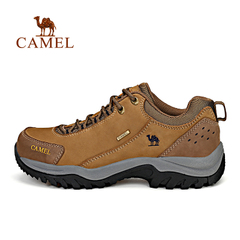 CAMEL骆驼户外男款徒步鞋 减震透气低帮系带舒适男士徒步鞋