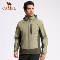 camel/骆驼户外男款软壳衣 保暖耐磨防风男士软壳衣