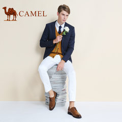 Camel/骆驼男鞋秋季正装皮鞋男鞋 真皮牛皮系带商务鞋男鞋子 秋季