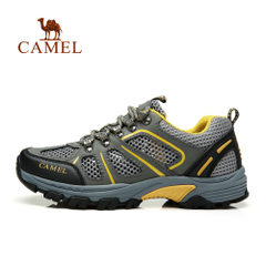 camel/骆驼户外徒步鞋男女款网布鞋防滑网鞋透气运动鞋登山鞋