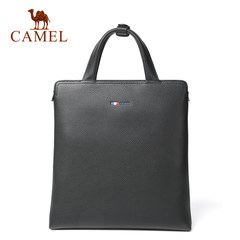 Camel骆驼男包 男士手提包时尚简约横款手提包