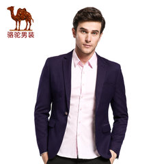 骆驼&熊猫联名系列男装西装 时尚青年休闲长袖便西潮男西服外套