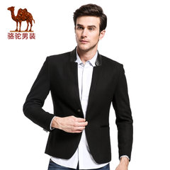 骆驼&熊猫联名系列男装 青年男士商务休闲西装外套 一粒扣西服男