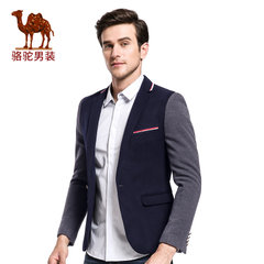 骆驼&熊猫联名系列男装西服时尚青年商务休闲男士小西装外套潮男