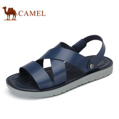 Camel/骆驼男鞋2017夏季新品凉鞋潮流时尚露趾沙滩鞋休闲凉鞋男