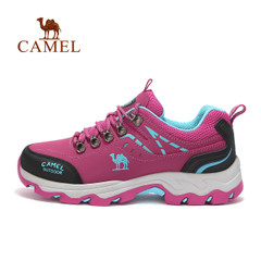 CAMEL/骆驼户外男女徒步鞋 情侣休闲耐磨防滑低帮系带徒步登山鞋