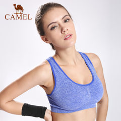 Camel/骆驼美背透气工字运动内衣女夏速干防震瑜伽跑步健身文胸