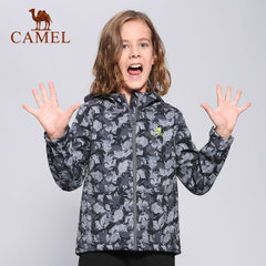 CAMEL骆驼秋冬季保暖儿童软壳衣中大童防风防水外套