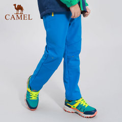 CAMEL骆驼秋冬季儿童软壳裤户外徒步防风登山裤