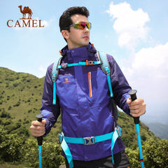 CAMEL/骆驼户外冲锋衣 男款三合一防水透湿蓬松保暖冲锋衣登山服
