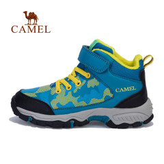 CAMEL 骆驼童鞋冬季中大童运动鞋儿童高帮保暖毛里休闲鞋子