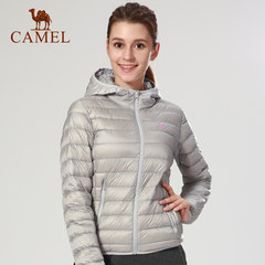 CAMEL/骆驼男女羽绒夹克保暖防风连帽休闲时尚运动款情侣款羽绒服