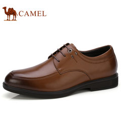 Camel/骆驼男鞋秋季商务正装皮鞋男系带正装鞋德比鞋