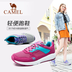 Camel骆驼女鞋2018新品时尚运动透气休闲轻盈跑鞋潮流鞋女