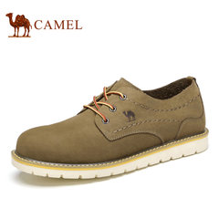 Camel/骆驼男鞋日常休闲伐木鞋透气男鞋潮流低帮英伦系带板鞋