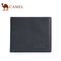 Camel/骆驼钱包 男士横款钱夹轻柔牛皮男钱包青年卡包