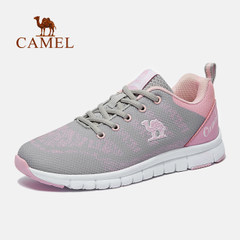 CAMEL骆驼运动鞋女 透气缓震防滑舒适休闲跑步鞋减震耐磨低帮跑鞋
