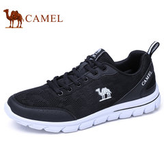 Camel/骆驼情侣款2018年春夏越野跑鞋户外男女网面透气休闲跑步鞋
