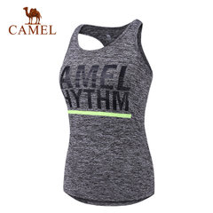 【2018新品】CAMEL骆驼运动瑜伽背心女春夏透气快干工字健身上衣