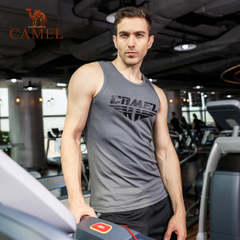 【2018新品】CAMEL骆驼户外运动背心 春夏男款透气清爽快速干上衣