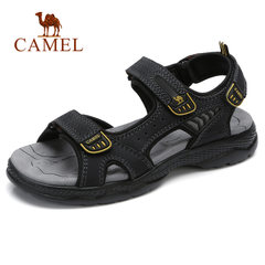 camel/骆驼户外凉鞋 时尚舒适缓震耐磨凉鞋真皮运动休闲沙滩鞋