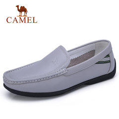 CAMEL骆驼休闲鞋 男士轻便舒适耐磨套脚鞋子 时尚耐折透气驾车鞋