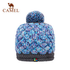 骆驼&amp;8264登山队系列 户外女士针织羊毛加厚保暖滑雪帽毛线帽