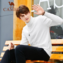 CAMEL/骆驼户外休闲衣 韩版针织衫纯色套头高领长袖时尚男款毛衣