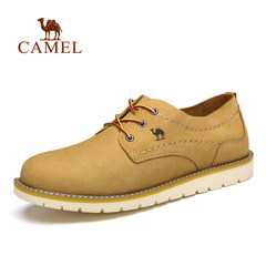 camel骆驼男鞋 日常休闲伐木鞋透气潮流低帮英伦系带防滑板鞋