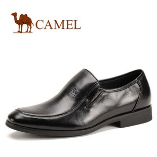 camel 骆驼 男鞋 优雅魅力 绅士牛皮商务正装皮鞋新款2231003