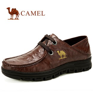 【惊爆价】camel 骆驼 2012新款男鞋 真皮头层皮商务休闲鞋