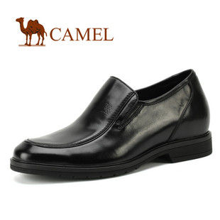 CAMEL美国骆驼 0295371商务成功男士正装皮鞋 内增高套脚男鞋