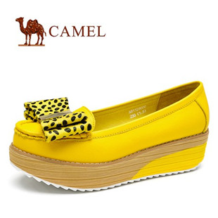 camel 骆驼 女鞋 2013春季新款 时尚休闲女款松糕鞋 81128600