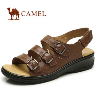 camel骆驼 女鞋 2013夏季新款 舒适简约女士休闲凉鞋 81326601