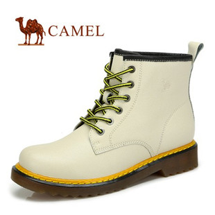 Camel 骆驼 真皮 81348601 时尚休闲女款马丁靴 2012秋款短靴